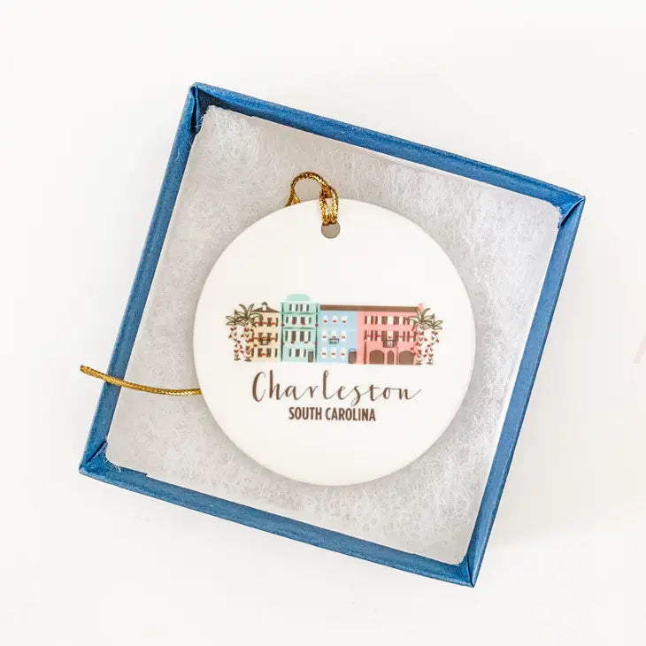 Rainbow Row Ornament The Happy Southerner