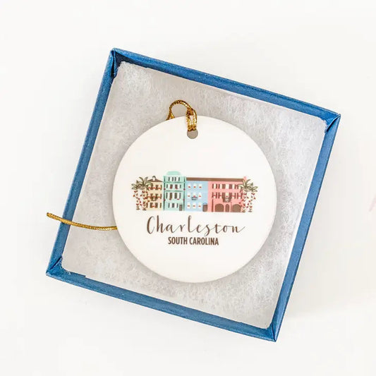 Rainbow Row Ornament The Happy Southerner