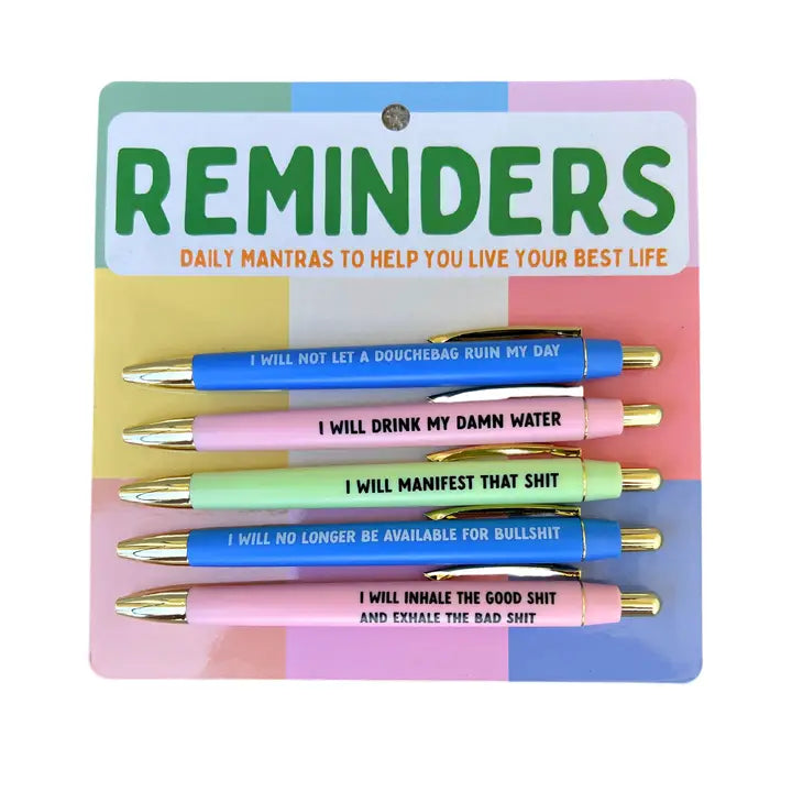 Reminders Pen Set The Happy Southerner