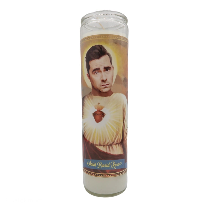 Schitts Creek Cast Devotional Prayer Saint Candle - David The Happy Southerner
