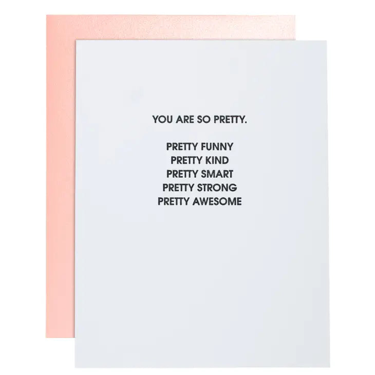 So Pretty - Friendship Letterpress Card The Happy Southerner