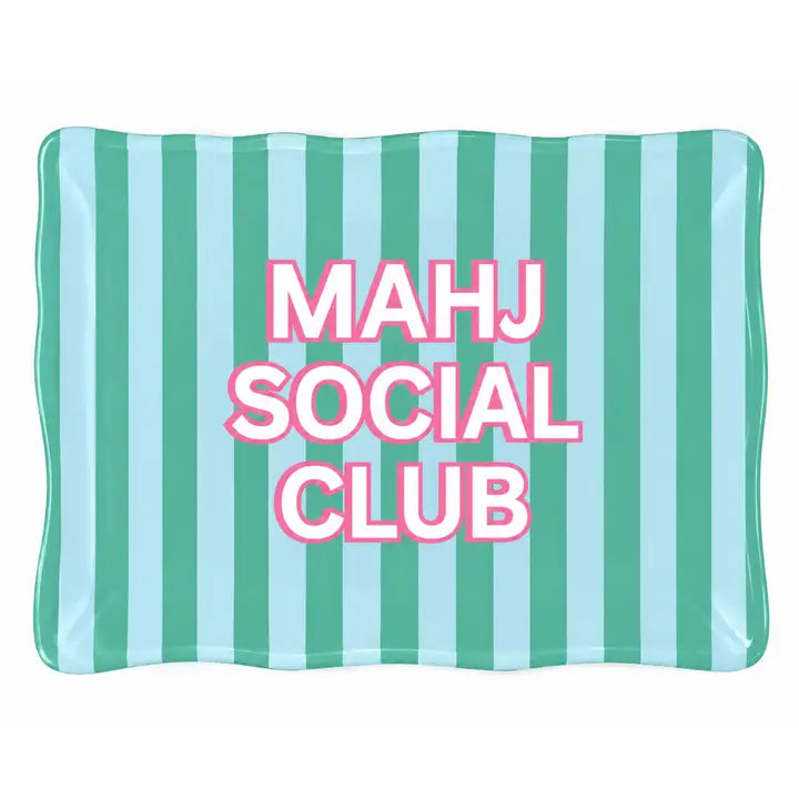 Mahjong Social Club Shatterproof Tray