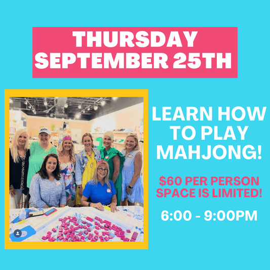 09-25 | Learn How To Play Mahjong Class at The Happy Southerner - Reserve Your Seat - September 25th The Happy Southerner 