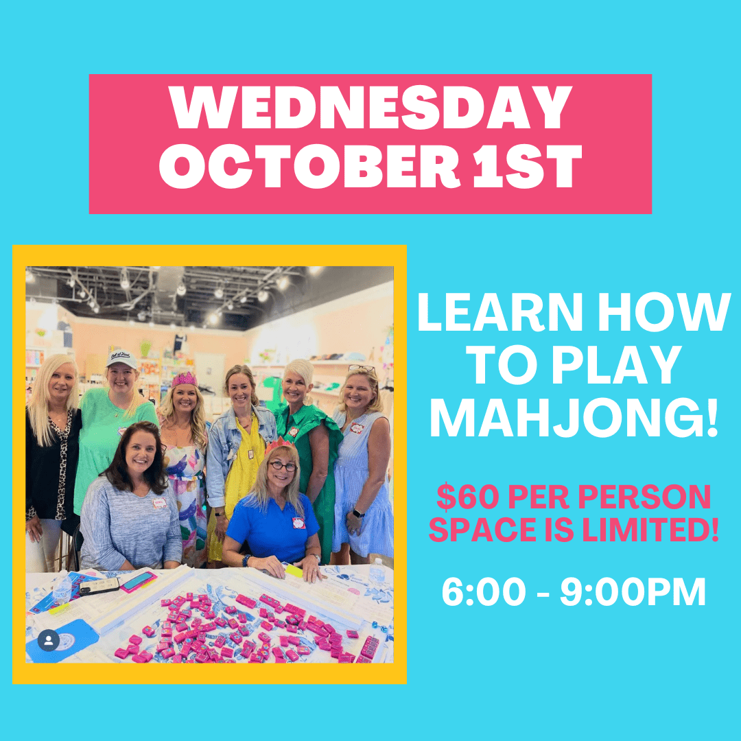 10-01 | Learn How To Play Mahjong Class at The Happy Southerner - Reserve Your Seat - October 1st The Happy Southerner 