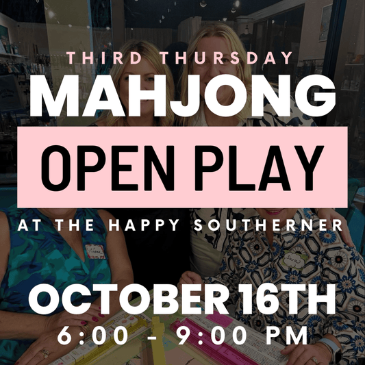 10-16 | Mahjong Open Play - Thursday, October 16th The Happy Southerner 