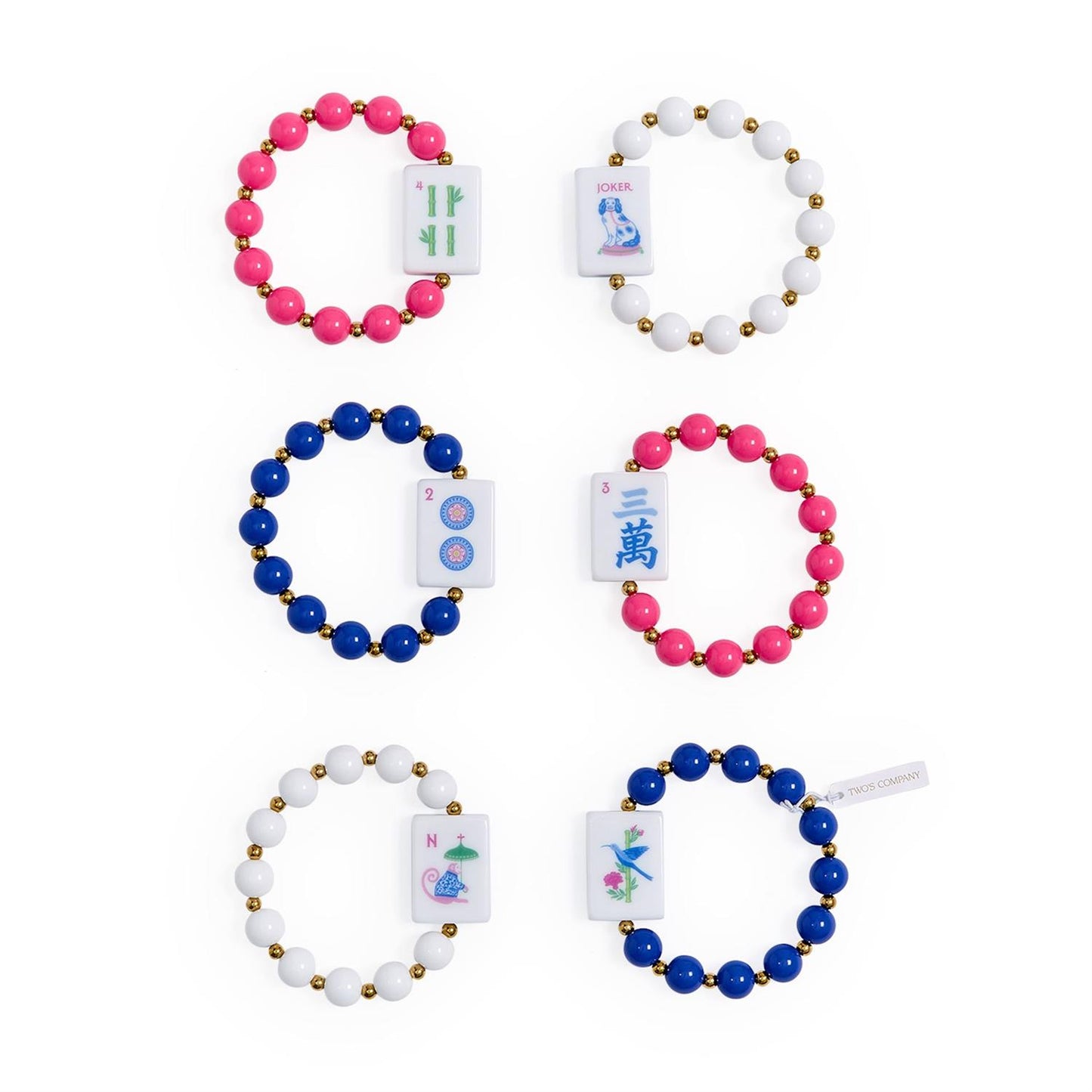 Pagoda Party Mahjong Bracelet