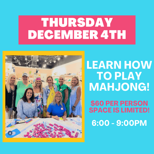 12-04 | Learn How To Play Mahjong Class at The Happy Southerner - Reserve Your Seat - December 4th The Happy Southerner 
