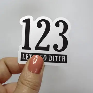 123 Let’S Go B*Tch Taylor Swift Sticker The Happy Southerner 