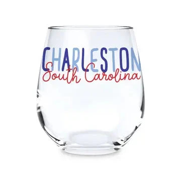 15oz Stemless Wine Charleston July The Happy Southerner 