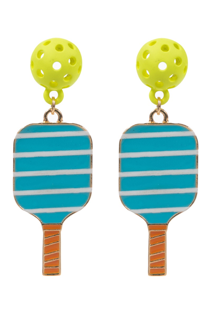 Pickleball Earrings Turquoise