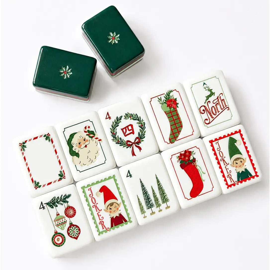 Dear Santa Mahjong Tile Set