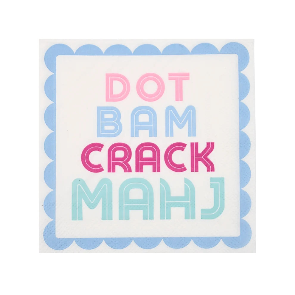 Dot Bam Crack MAHJ Napkins