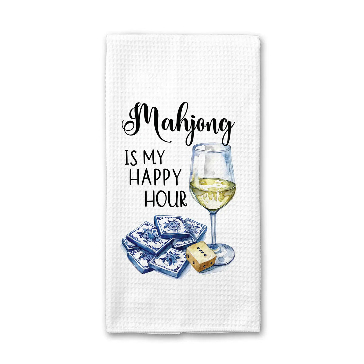 Mahjong Happy Hour Kitchen Towel