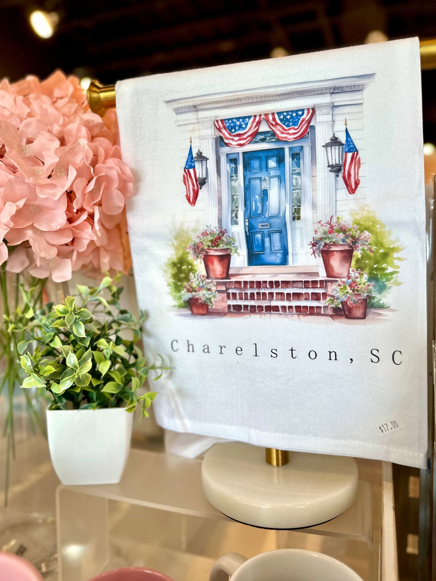 4th of July Charleston Tea Towel The Happy Southerner 