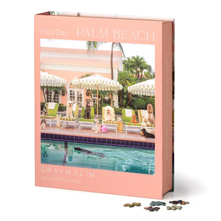 Gray Malin Palm Beach 1000 Piece Book Box Puzzle