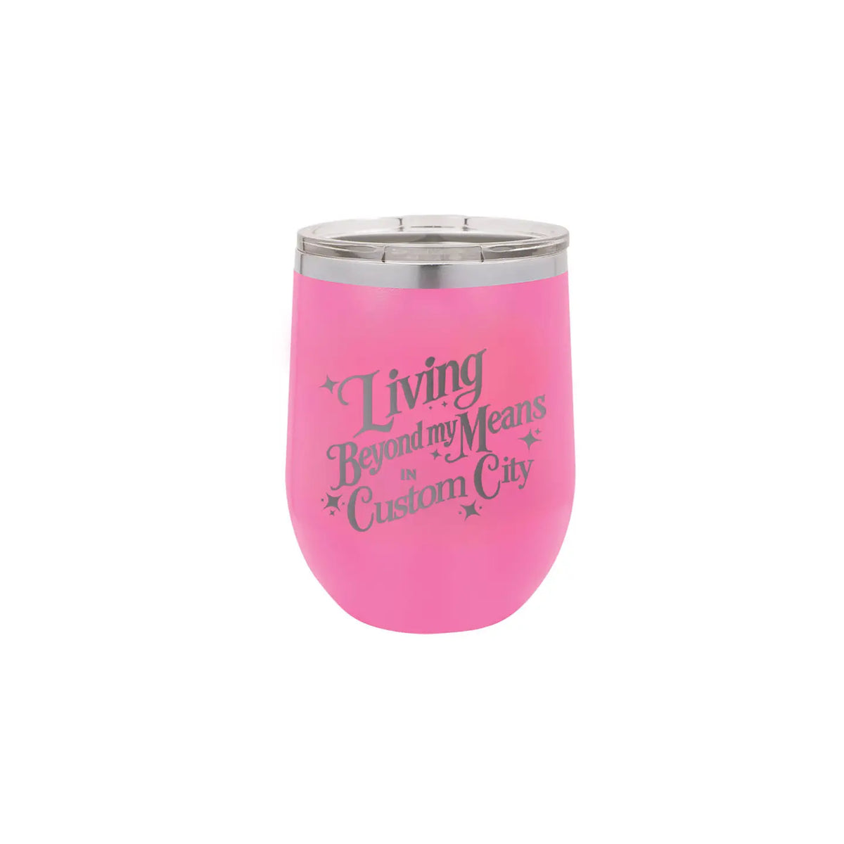 Living Beyond My Means in Charleston - Polar Wine Tumbler