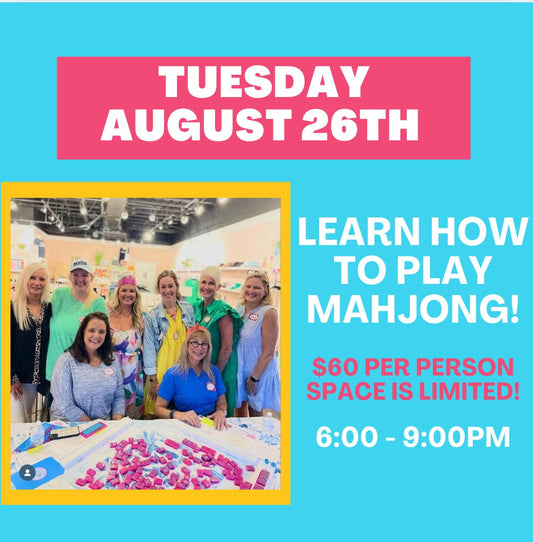 8-26 | Learn How To Play Mahjong Class at The Happy Southerner - Reserve Your Seat - August 26th The Happy Southerner 