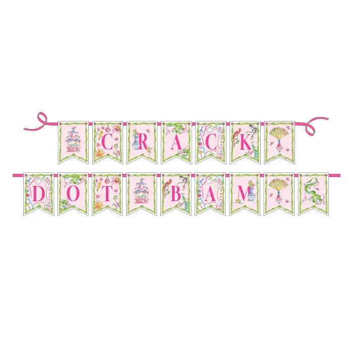 Crack Dot Bam Mahjong Party Banner