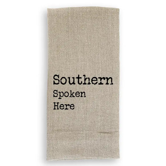 Southern Spoken Here Tea Towel