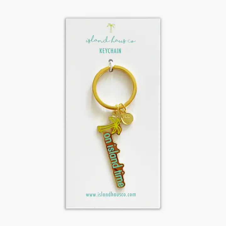 On Island Time Keychain