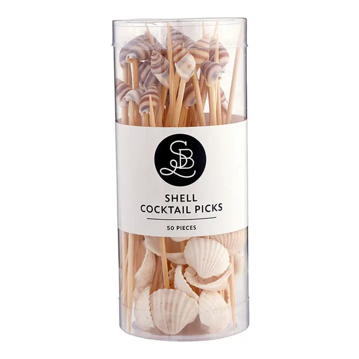 Shell Cocktail Picks - Set of 50