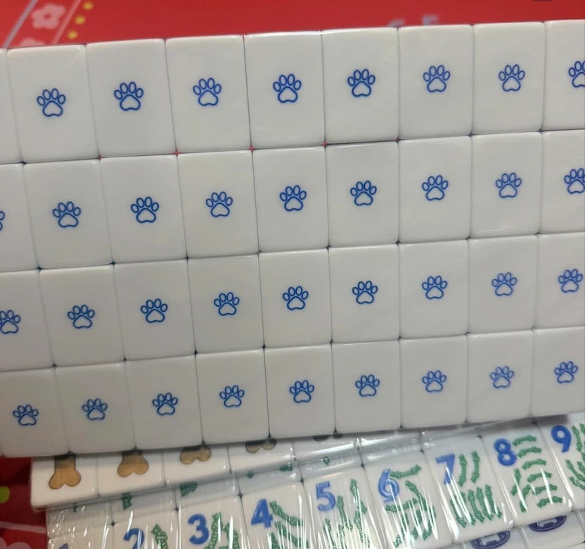 The Dog Line Mahjong Tiles