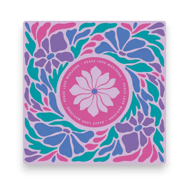 Bejeweled Blossoms Mahjong Mat
