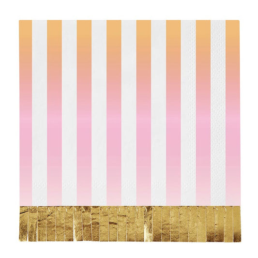 Pink Stripe Napkins