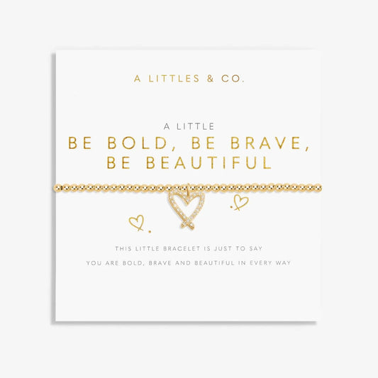A Little 'Be Bold Be Brave Be Beautiful' Bracelet The Happy Southerner 