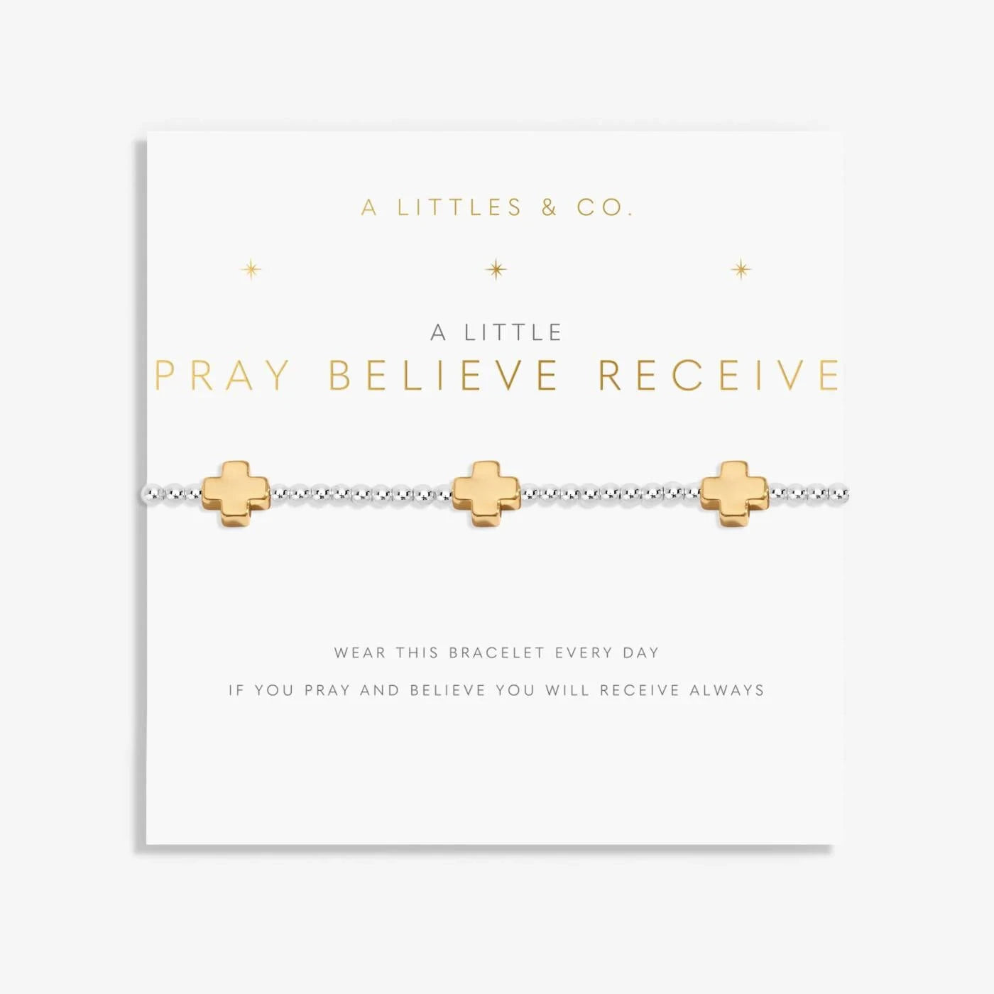 A Little 'Pray Believe Receive' Bracelet The Happy Southerner 