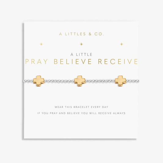 A Little 'Pray Believe Receive' Bracelet The Happy Southerner 