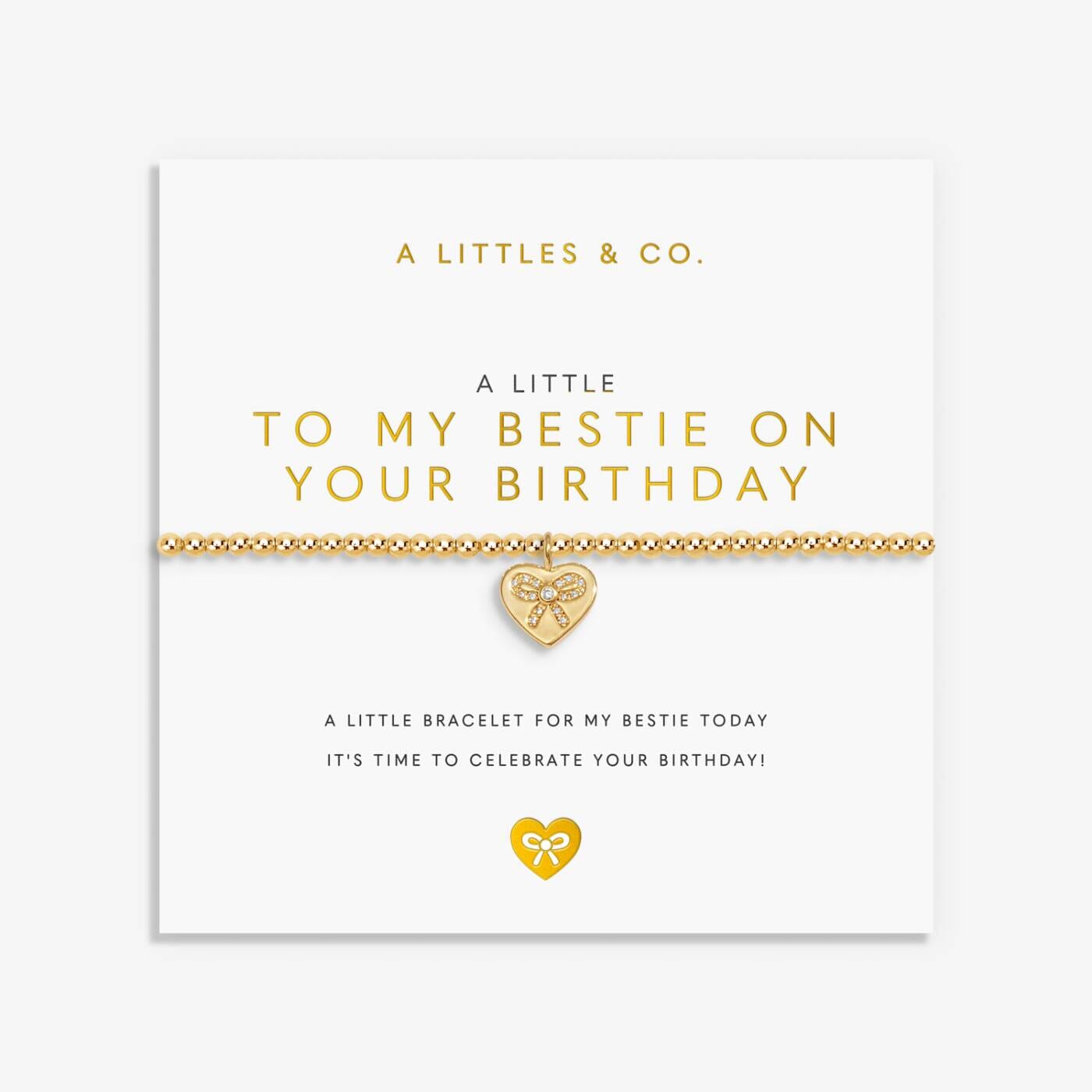 A Little 'To My Bestie On Your Birthday' Bracelet The Happy Southerner 