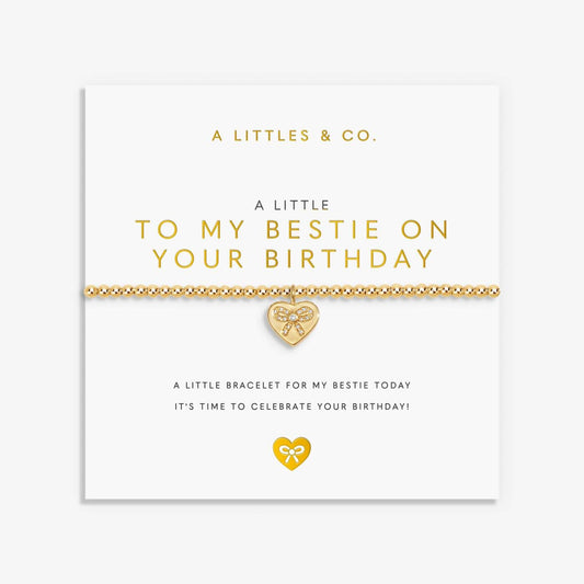 A Little 'To My Bestie On Your Birthday' Bracelet The Happy Southerner 