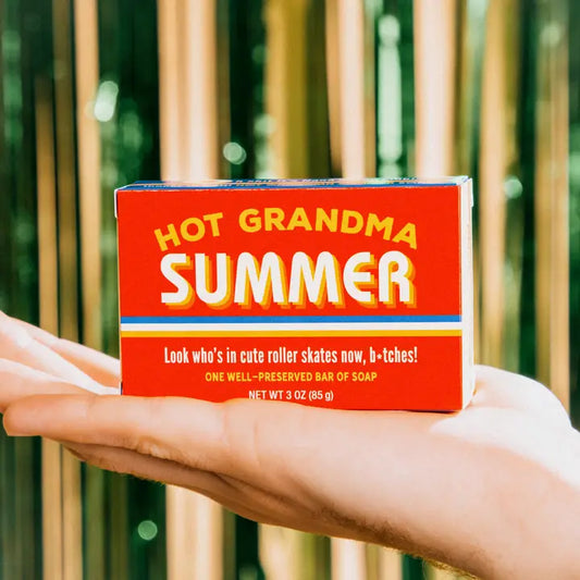 Hot Grandma Summer Triple Milled Boxed Bar Soap | Funny Soap