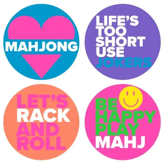 Acrylic Mahjong Coasters (Set of 4) The Happy Southerner 