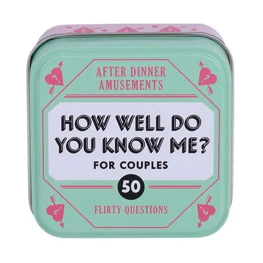 After Dinner Amusements: How Well Do You Know Me? For Couples The Happy Southerner 