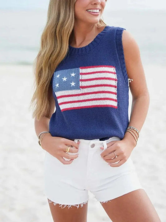 American Flag Sweater The Happy Southerner 