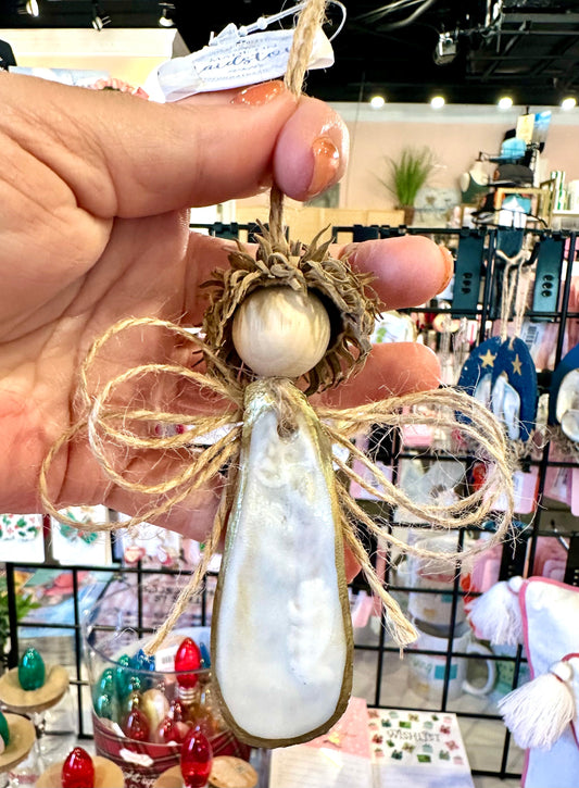 Angel Ornament Gold The Happy Southerner 