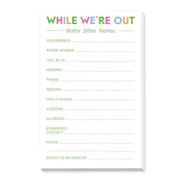 Baby Sitter Notes The Happy Southerner 