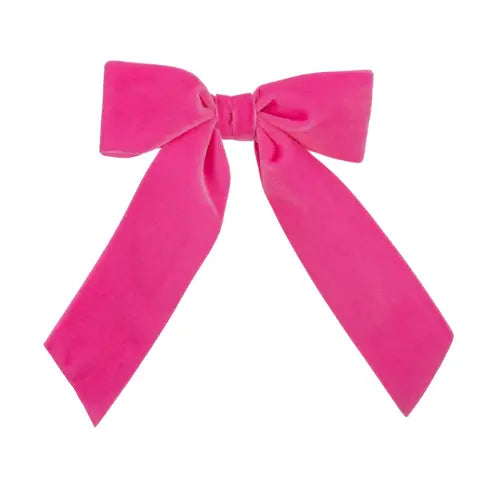 Bailee Bow Barrette - Hot Pink The Happy Southerner 