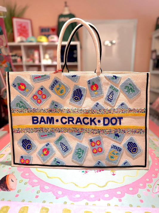 Bam Crack Dot Large Beaded Bag The Happy Southerner 