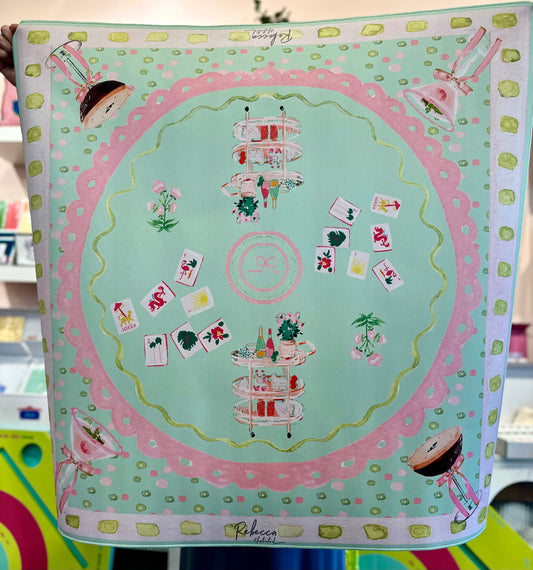 Bar Cart Martini Mahjong Mat The Happy Southerner 