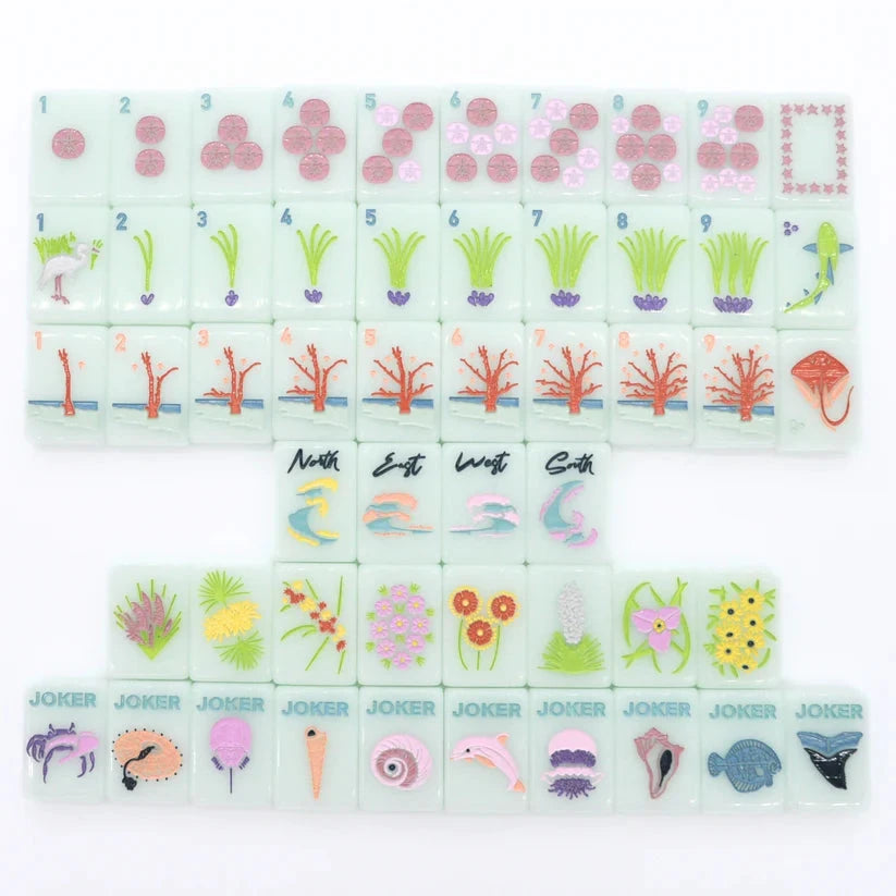 Barrier Island Tiles- A Southern Shoreline Inspired Mahjong Set The Happy Southerner 