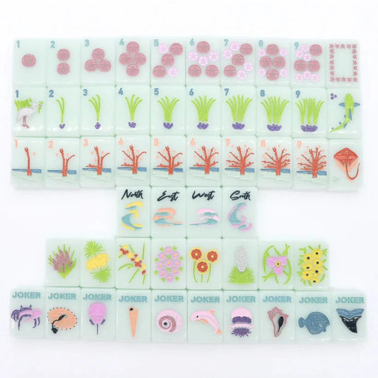 Barrier Island Tiles- A Southern Shoreline Inspired Mahjong Set The Happy Southerner 