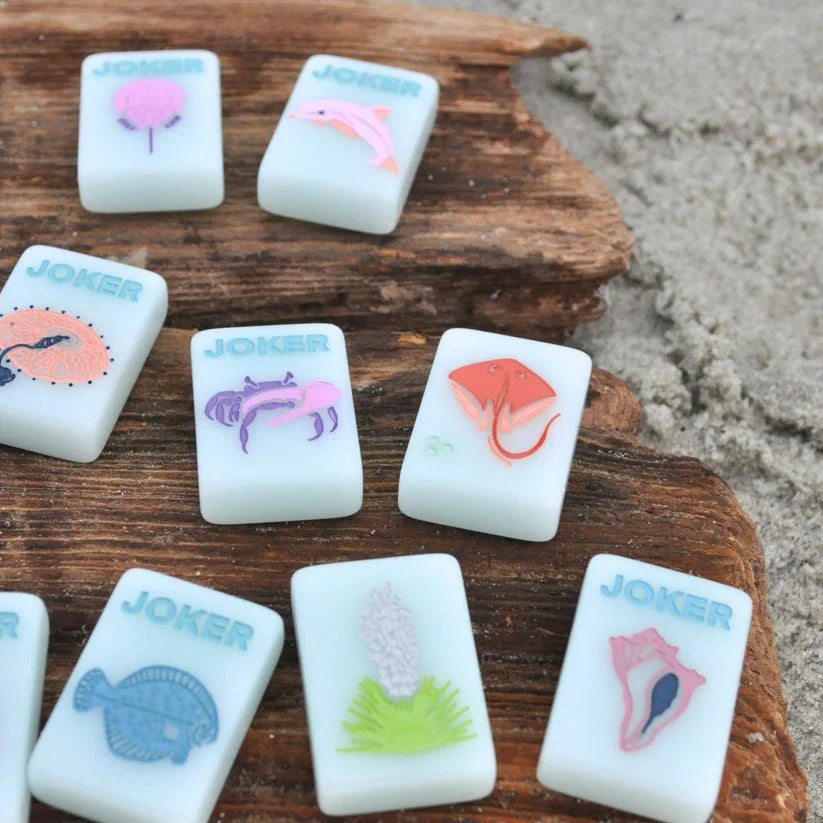Barrier Island Tiles- A Southern Shoreline Inspired Mahjong Set The Happy Southerner 
