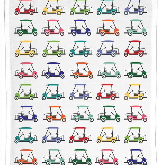 Golf Carts, Organic Cotton Hand Towel