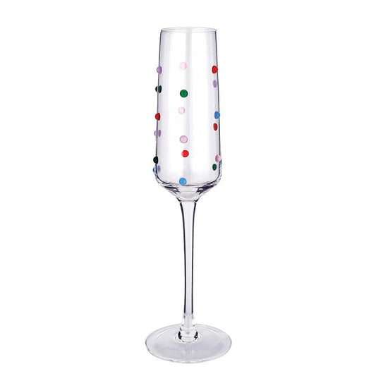 Beaded Champagne Glass - Confetti The Happy Southerner 