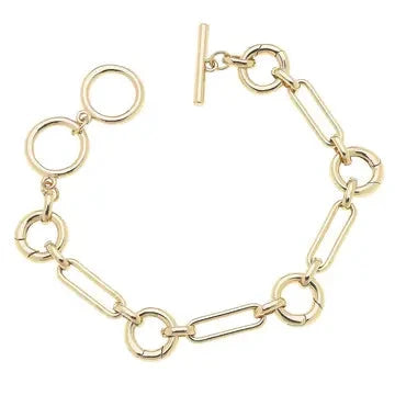 Bella Multi-Charm Toggle Bracelet The Happy Southerner 
