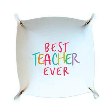 Best Teacher Ever Trinket Gift Tray The Happy Southerner 