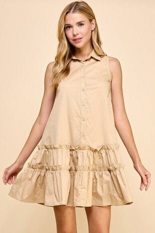 Beth Anne Collared Button Up Dress The Happy Southerner 